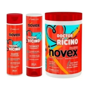 Kit Doctor Rícino Novex - Shampoo + Condicionador + Máscara